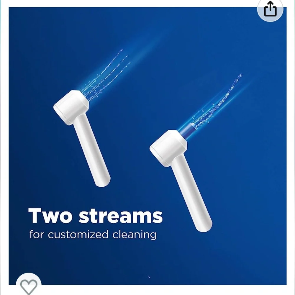 Brand new Oral-B precision jet replacement nozzles, 4 counts x 1 pack.